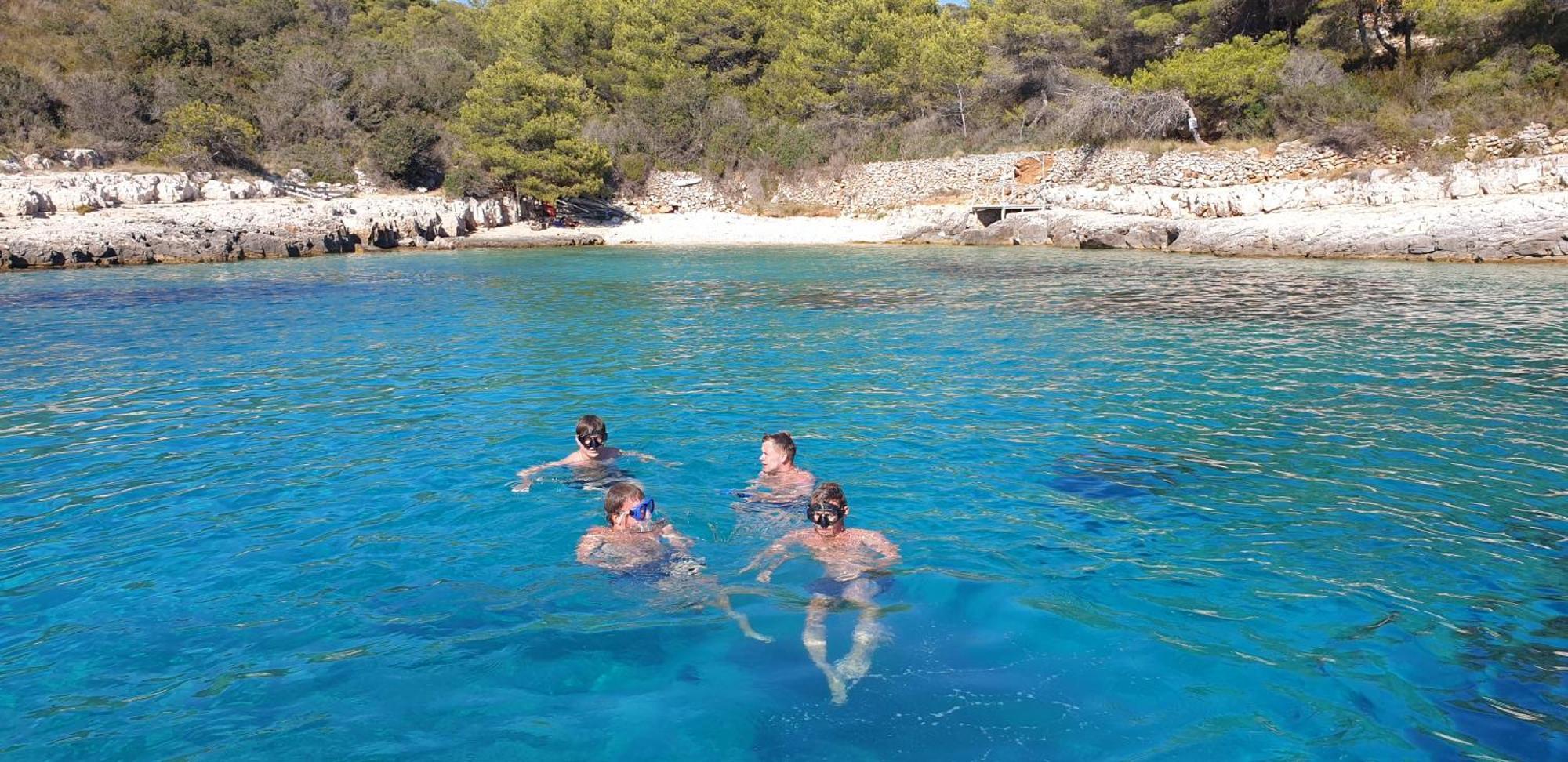 Botel Blue & Cave Vis Island And Pakleni Islands Private Day Trip From Hvar Hvar Town