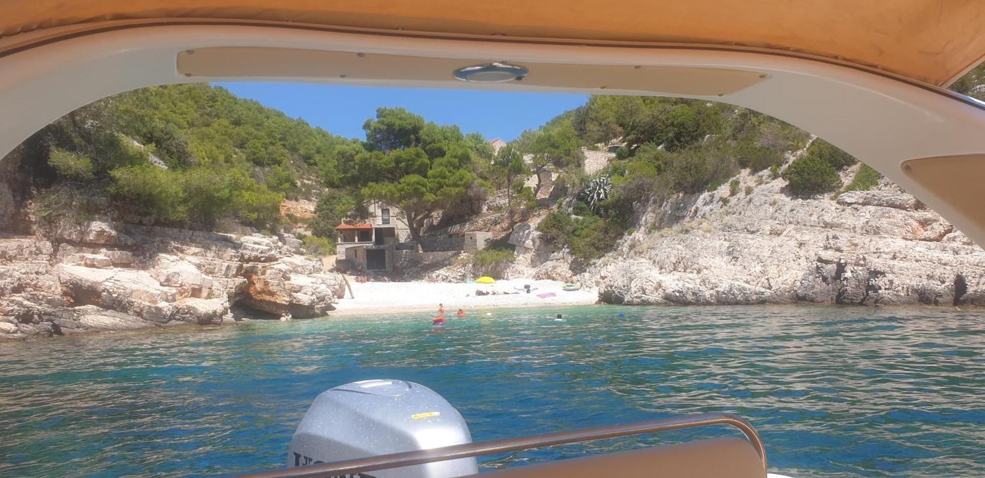 Botel Blue & Cave Vis Island And Pakleni Islands Private Day Trip From Hvar *